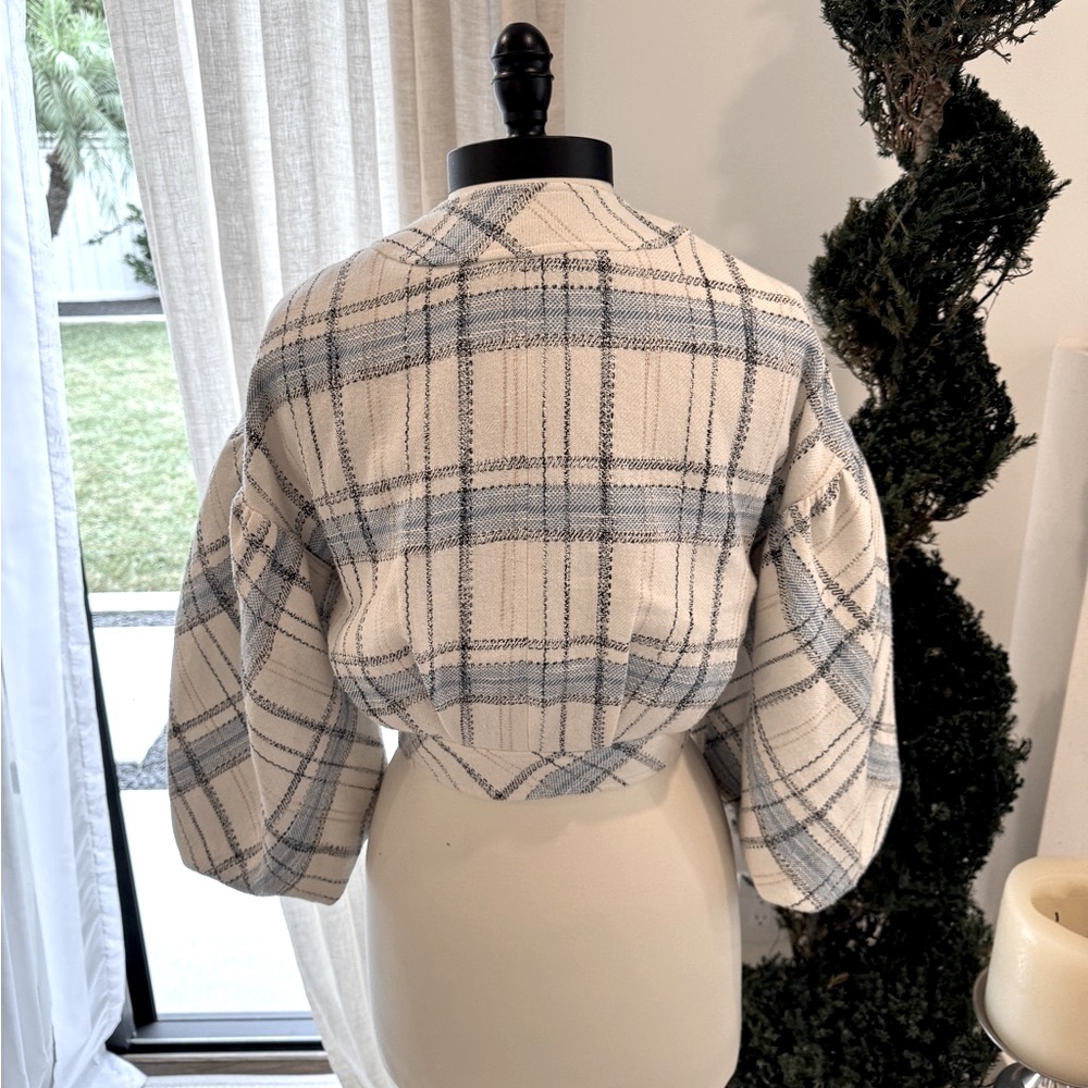 Veronica Beard Nickolai Plaid Women's Jacket - Size 0 - Picture 5 of 11